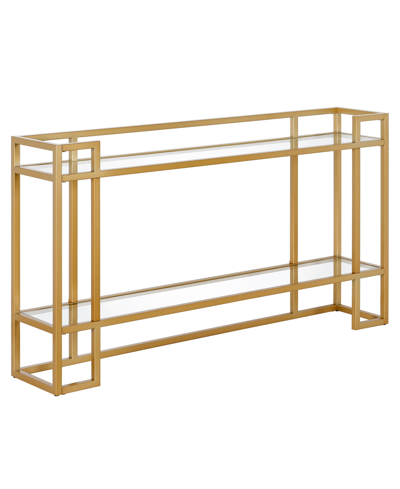 Hudson & Canal Uriel 52" Console Table In Brass