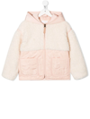 CHLOÉ TEXTURED HOODED PADDED JACKET