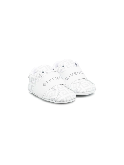 Givenchy Babies' 4g Elasticated Sneakers In White