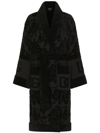 DOLCE & GABBANA LONG SLEEVE BATHROBE