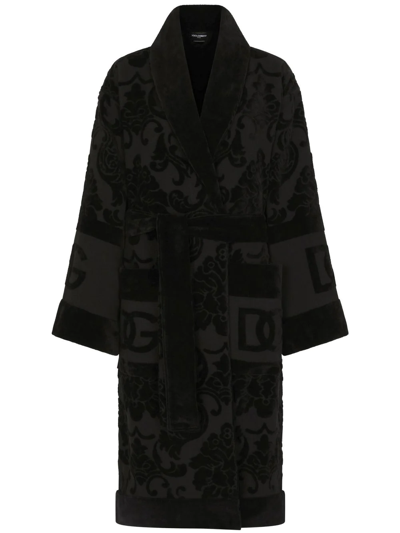 Dolce & Gabbana Bordeaux Silk Robe Coat Men Wrap Jacket– Nahim - Luxury  Wardrobe