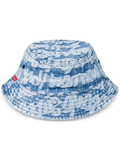 Jacquard Denim Crusher Bucket Supreme Denim Bucket Hat
