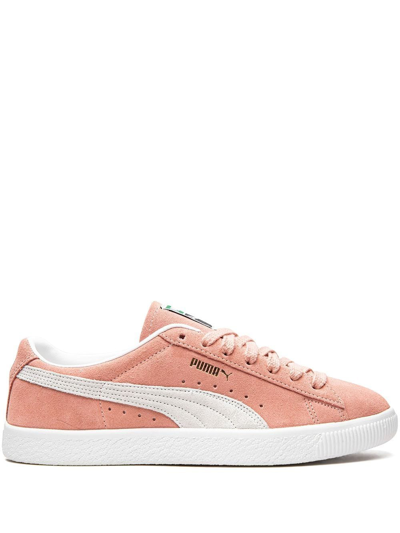 Puma Suede Vtg Low-top Trainers In Rosette &  White