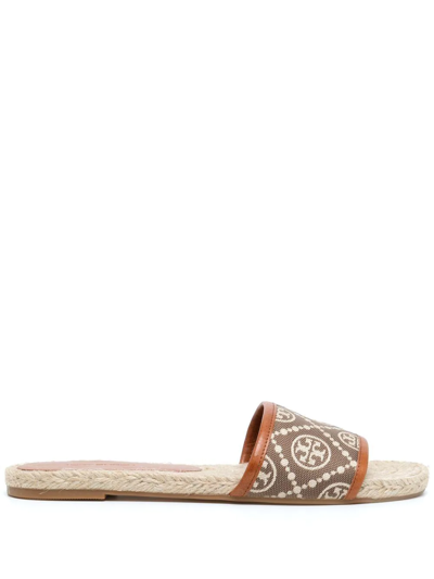 tory burch monogram slides