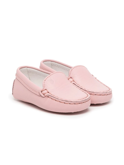 Tod's Kids' Gommini Slip-on Loafers In Pink
