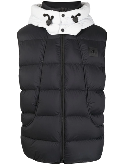 Moose Knuckles Bushwick Black Quilted Shell Gilet