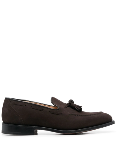 Church's Tassel-detail Suede Loafers In Brown