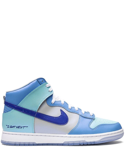 Nike Dunk High Sneakers In Blue