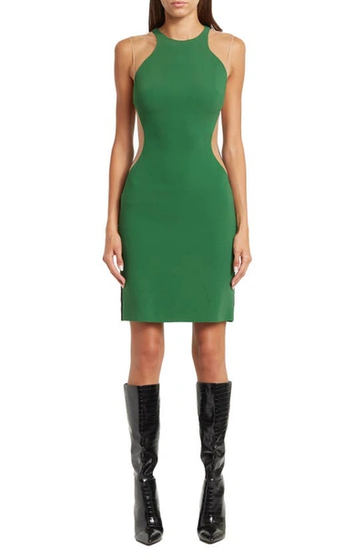 Stella Mccartney Sleeveless Illusion Dress In Green | ModeSens