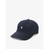 Norse Projects Logo-embroidered Cotton-twill Cap In Dark Navy