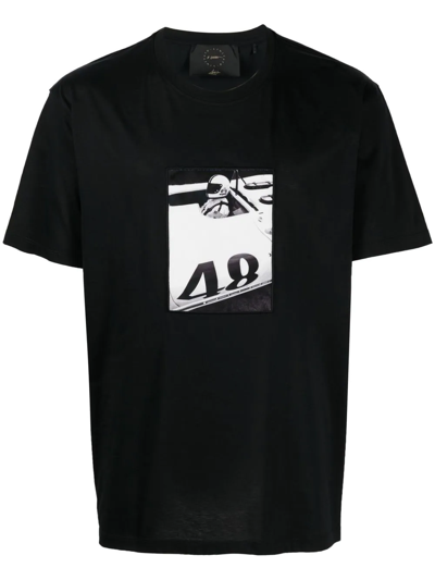 Limitato Photograph-print Short-sleeve T-shirt In Black