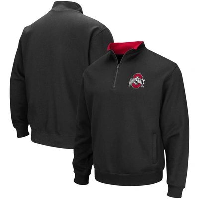 Colosseum Men's Black Ohio State Buckeyes Tortugas Team Logo Quarter-zip Jacket