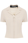Jacquemus La Chemise Tangelo Virgin Wool-blend Shirt In Beige