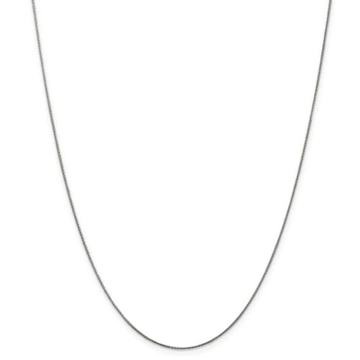 Pre-owned Accessories & Jewelry 14k White Gold 0.65mm Diamond Cut Spiga Pendant Chain W/ Lobster Clasp 16" - 30"