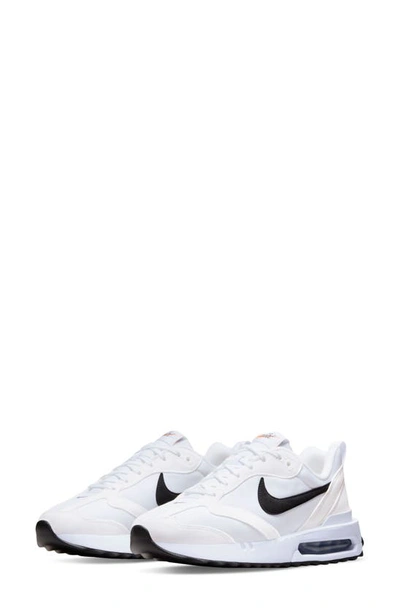 Nike Air Max Dawn Sneaker In White/ Black/ Total Orange