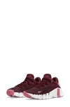 Nike Free Metcon 4 Training Shoe In Dark Beetroot/ White/ Archaeo