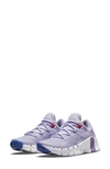 Nike Free Metcon 4 Training Shoe In Violet/ Lilac/ White