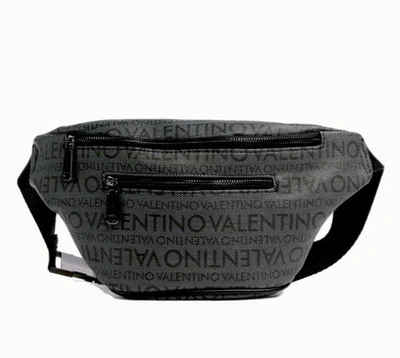 Pre-owned Valentino By Mario Valentino - Logo Bum Bag - Men - Black - [brand New]