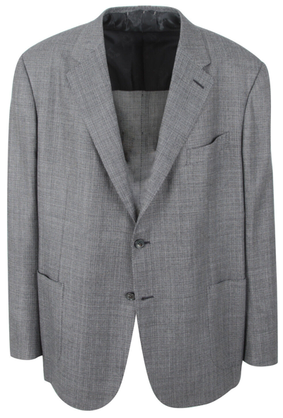 Pre-owned Brioni Men's Jacket Blazer Jackett Made Of Wool, Silk & Linen Size 4xl Uk 50