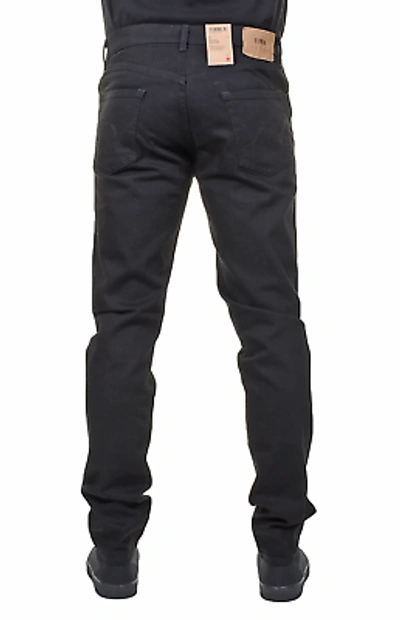 Pre-owned Edwin Slim Tapered Jeans Kaihara Black X Black Stretch Denim