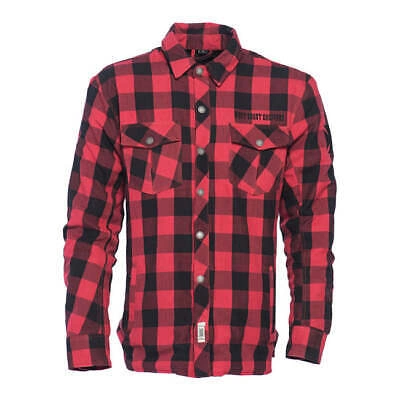 Pre-owned West Coast Choppers Dominator Riding Flannel Shirt Red / Black Ce Approved