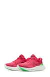Nike Zoomx Invincible Run Flyknit Running Shoe In Siren Red/black/team Red/green Strike/pink Prime/siren Red