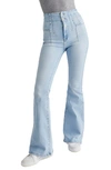 Free People We The Free Jayde Flare Jeans In Blue