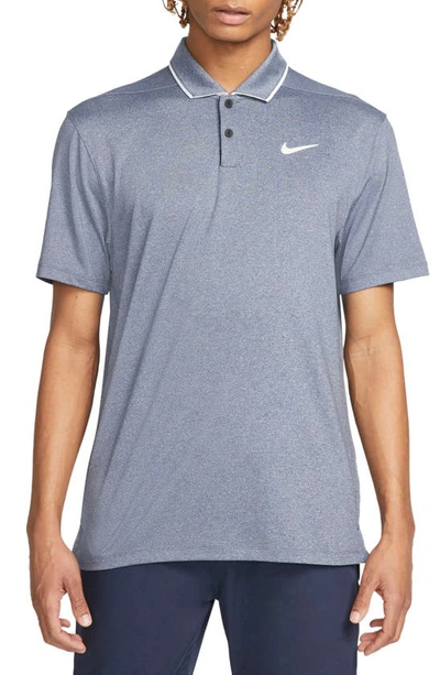 Nike Dri-fit Vapor Tipped Golf Polo In Obsidian,pure,photon Dust