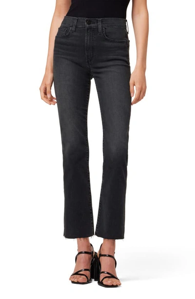 Joe's The Callie Raw Hem Crop Bootcut Jeans In Delphine