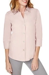 Foxcroft Paityn Non-iron Cotton Shirt In Birch Wood