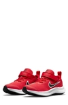 Nike Kids' Star Runner 3 Running Shoe In University Red/ Black