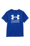 Under Armour Kids' Ua Tech™ Hybrid Performance Graphic Tee In 402 Royal