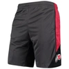 COLOSSEUM COLOSSEUM CHARCOAL UTAH UTES TURNOVER TEAM SHORTS