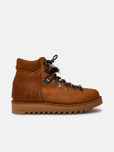 Alanui Roccia Brown Leather Boots