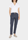Brunello Cucinelli Drawstring Denim Jogger Pants In C900 Denim