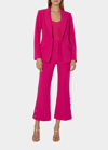 Milly Avery Single-breasted Blazer In Fuchsia