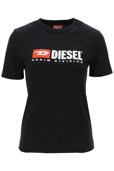 Diesel Logo T-shirt In Black