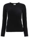 ALLUDE ALLUDE WOMEN'S  BLACK OTHER MATERIALS SWEATER