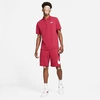 Nike Men's Sportswear Club Graphic Shorts In Midnight Navy/white
