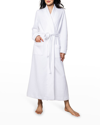 Petite Plume Ophelia Luxe Pima Cotton Matelasse Robe In White