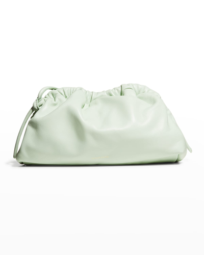 Mansur Gavriel Mini Lambskin Cloud Clutch Bag In Sage