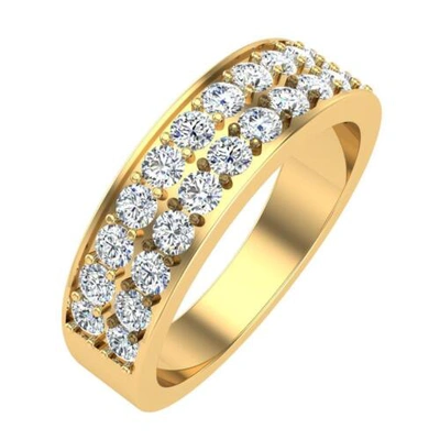 Pre-owned Si1 G Si1 1.15 Carat Natural Diamond Men's Engagement Wedding Ring 14k Yellow Gold In White