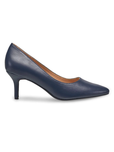 French Connection Women's Kate Classic Pointy Toe Stiletto Pumps Women's Shoes In Navy