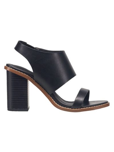 French Connection Women's Ankle Strap Block Heel Sandals In Black