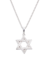 Effy Eny Women's Sterling Silver & 0.23 Tcw Diamond Star Of David Necklace In Silver