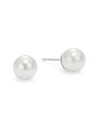 Majorica Women's Simulated Pearl & Sterling Silver Stud Earrings