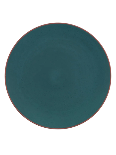 Nambe Taos Round Stoneware Platter In Jade