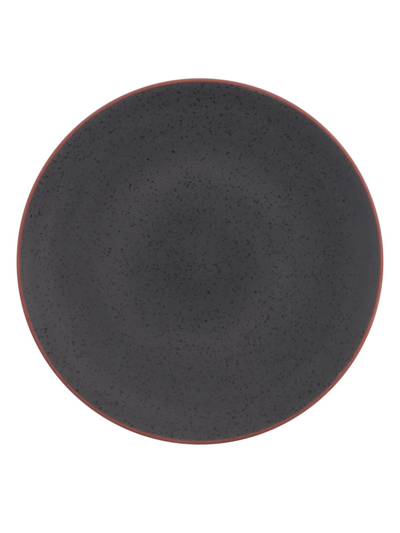 Nambe Taos Round Stoneware Platter In Onyx