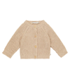 THE NEW SOCIETY BABY EASY RIB WOOL-BLEND CARDIGAN