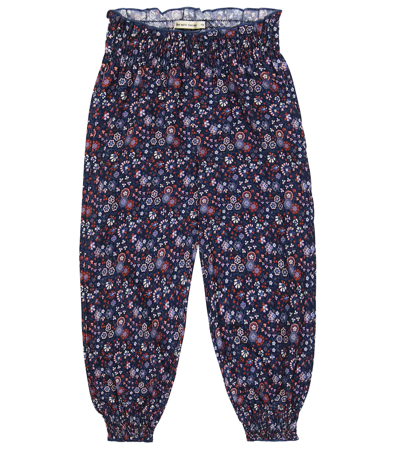 The New Society Kids' Felicity Corduroy Cotton Pants In Felicity Liberty Print